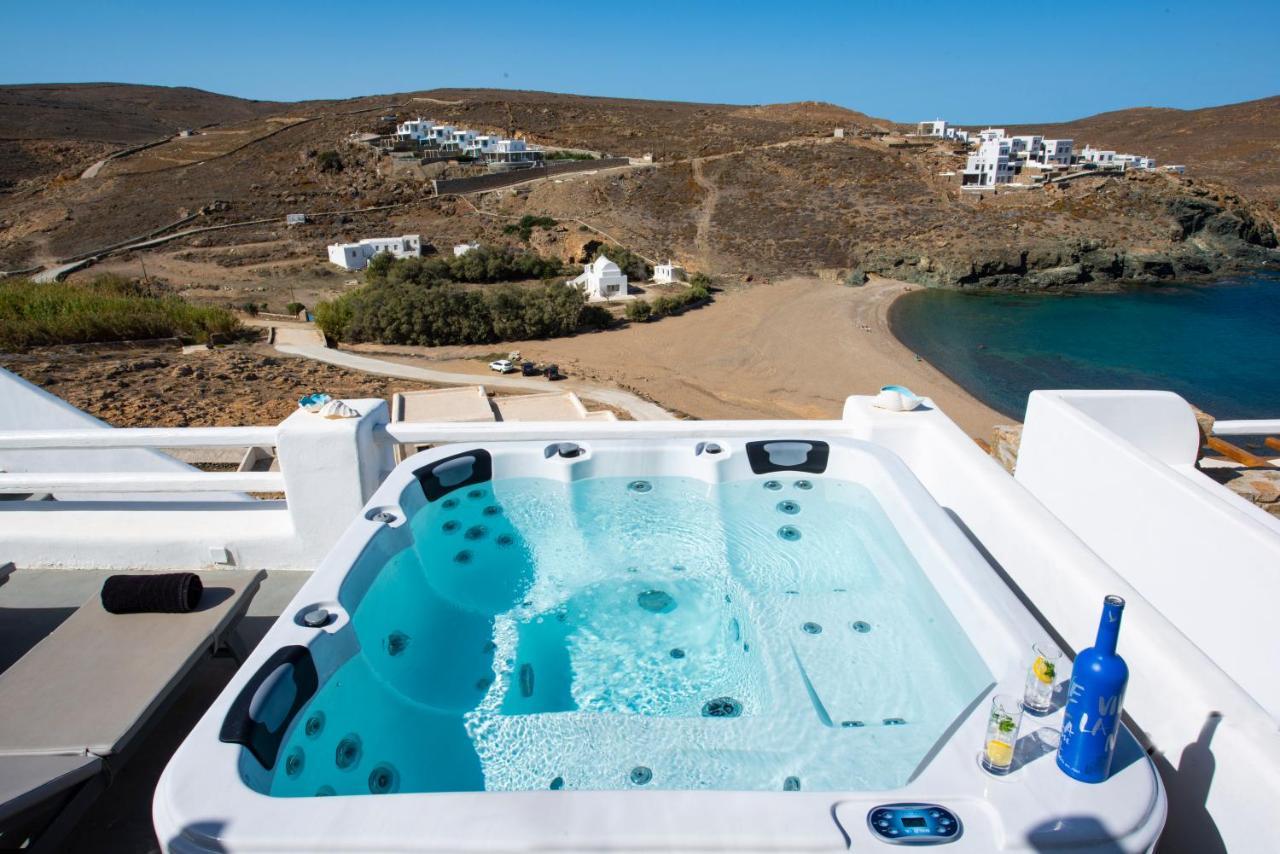 Villa Merhia Seaview Oasis With Pool & Hot Tub Exteriör bild
