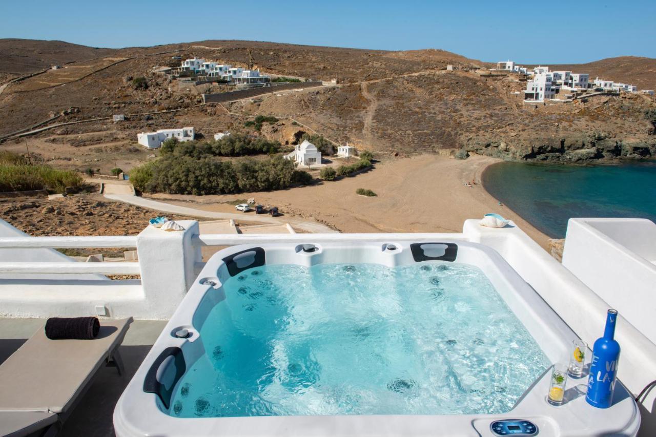 Villa Merhia Seaview Oasis With Pool & Hot Tub Exteriör bild