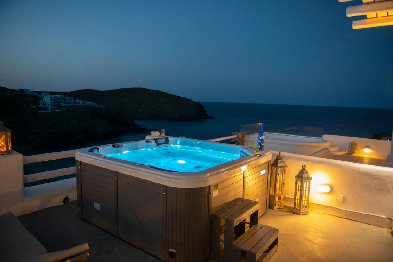 Villa Merhia Seaview Oasis With Pool & Hot Tub Exteriör bild